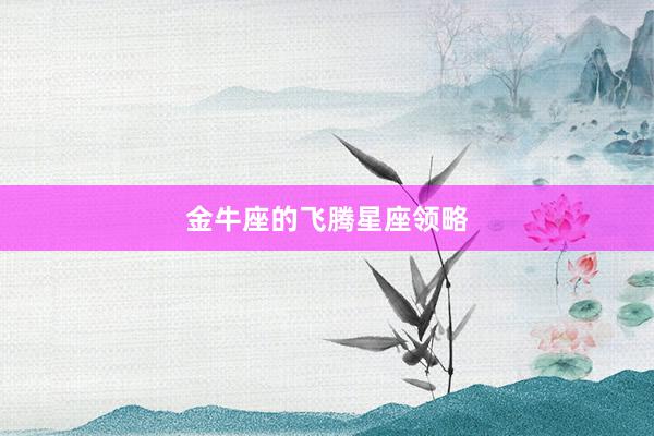 金牛座的飞腾星座领略